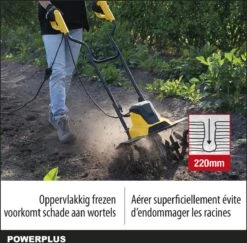 Powerplus POWXG72010 Tuinfrees - 1500W - Werkbreedte 450mm - Werkdiepte Max. 220mm - Incl. 6 Messen En Wielen -Tuin- En Buitengereedschapswinkels 1200x1179 11