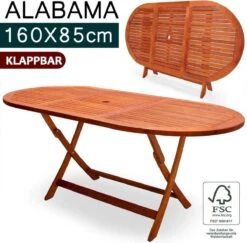 Merkloos Tuintafel Acaciahout - 160x85x75cm - FSC-gecertificeerd -Tuin- En Buitengereedschapswinkels 1200x1180 1