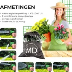 Uitrekbare Tuinslang Tot 15 Meter Van MD-goods ® - Tuinsproeier - Tuin Besproeien - Waterslang - Sproeikop - Groen - Flexibel Elastisch 10 Uitrekbare Tuinslang Tot 15 Meter Van MD-goods ® - Tuinsproeier - Tuin Besproeien - Waterslang - Sproeikop - Groen - Flexibel Elastisch -Tuin- En Buitengereedschapswinkels 1200x1191 12