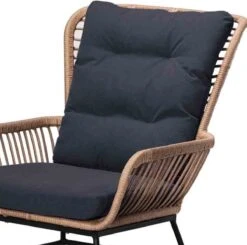 BUITEN Living Dex Wicker Loungestoel Tuin | Wicker + Aluminium | Bamboe Antraciet -Tuin- En Buitengereedschapswinkels 1200x1192 1