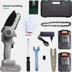 Mardin Mini Kettingzaag - Snoeizaag - Kettingzaag - Kettingzaag Electrisch Met 2 Accu - Inclusief Koffer - 1 Extra Accu - Grijs 17 Mardin Mini Kettingzaag - Snoeizaag - Kettingzaag - Kettingzaag Electrisch Met 2 Accu - Inclusief Koffer - 1 Extra Accu - Grijs -Tuin- En Buitengereedschapswinkels 1200x1193 6