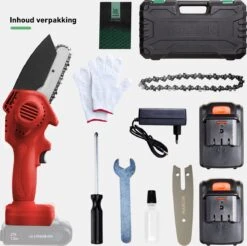 Mardin Mini Kettingzaag - Snoeizaag - Kettingzaag - Kettingzaag Electrisch Met 2 Accu - Inclusief Koffer - 1 Extra Accu - Rood 16 Mardin Mini Kettingzaag - Snoeizaag - Kettingzaag - Kettingzaag Electrisch Met 2 Accu - Inclusief Koffer - 1 Extra Accu - Rood -Tuin- En Buitengereedschapswinkels 1200x1193 7