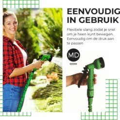 Uitrekbare Tuinslang Tot 15 Meter Van MD-goods ® - Tuinsproeier - Tuin Besproeien - Waterslang - Sproeikop - Groen - Flexibel Elastisch 12 Uitrekbare Tuinslang Tot 15 Meter Van MD-goods ® - Tuinsproeier - Tuin Besproeien - Waterslang - Sproeikop - Groen - Flexibel Elastisch -Tuin- En Buitengereedschapswinkels 1200x1196 8