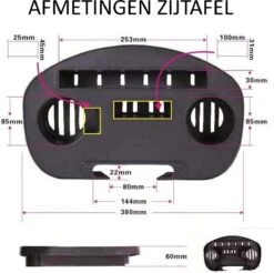 Brulo - Ligstoel Tuin - Ligstoelen - Strandstoel Opvouwbaar - Tuinstoel - Incl Tafel En Hoofdkussen -Tuin- En Buitengereedschapswinkels 1200x1197 7