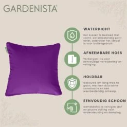 Gardenista Sierkussens - Hollow Fibre Gevuld 45cm Binnenkussen - Tuinkussens Voor Binnen En Buiten - Kussentjes Woonkamer -Tuin- En Buitengereedschapswinkels 1200x1198 10