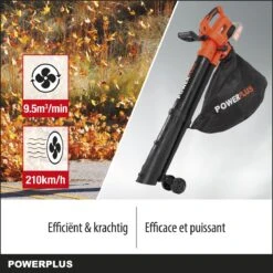 Powerplus Dual Power POWDPG75270 Bladblazer - Bladzuiger En -versnipperaar - Brushless - Blazen - Zuigen - Versnipperen - Excl. Accu En Lader - Incl. Opvangzak 45L -Tuin- En Buitengereedschapswinkels 1200x1200 1003