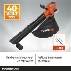 Powerplus Dual Power POWDPG75270 Bladblazer - Bladzuiger En -versnipperaar - Brushless - Blazen - Zuigen - Versnipperen - Excl. Accu En Lader - Incl. Opvangzak 45L -Tuin- En Buitengereedschapswinkels 1200x1200 1008