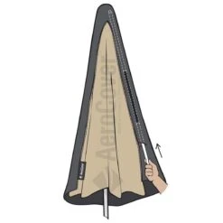AeroCover Parasolhoes - Zweef Parasols - Grijs - 250x55 Cm (HxB) -Tuin- En Buitengereedschapswinkels 1200x1200 110