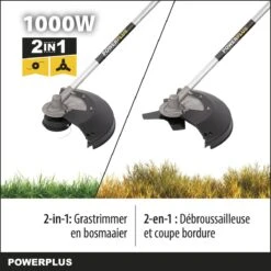 Powerplus POWXG30405 Bosmaaier 2-in-1 - 1000 W - Bosmaaier & Grastrimmer -Tuin- En Buitengereedschapswinkels 1200x1200 1197