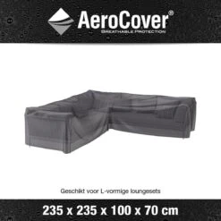 Aerocover Loungesethoes - L-vorm - L 255 X L 255 X B 100 X H 70 Cm -Tuin- En Buitengereedschapswinkels 1200x1200 133