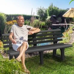 Casaria Tuinbank Orchidea – Kunststof/240kg Belastbaar – Antraciet -Tuin- En Buitengereedschapswinkels 1200x1200 136