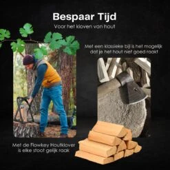 Flowkey® Houtklover - Houtsplijter Bijl - Houtkliever Kloofwig Gietijzer - Voor Hout & Aanmaakhout - Inclusief Gratis Hamer -Tuin- En Buitengereedschapswinkels 1200x1200 1391