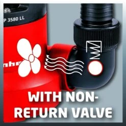 Einhell Dompelpomp GC-SP 3580 LL (350 W - 8000 L/h - 1 Mm Restwater - Traploos Instelbare Vlotterschakelaar - GeÃ¯ntegreerd Terugslagventiel - Draaghandvat - Kabelopwikkeling - Mechanische Afdichting) -Tuin- En Buitengereedschapswinkels 1200x1200 1487