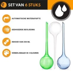 Waterdruppelaar Blauw Set Van 6 Stuks Voor Planten – 27 CM – Automatisch Watergeefsysteem Voor Kamerplanten – Planten Watergever Met Druppelsysteem – Waterbol -Tuin- En Buitengereedschapswinkels 1200x1200 1561