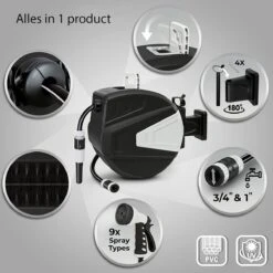 Sens Design Slanghaspel - Tuinslang Haspel - Automatisch - Zwart - 30m 13 Sens Design Slanghaspel - Tuinslang Haspel - Automatisch - Zwart - 30m -Tuin- En Buitengereedschapswinkels 1200x1200 1686