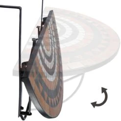 Tectake - Balkontafel Mozaïek Klapbaar - 402774 -Tuin- En Buitengereedschapswinkels 1200x1200 17