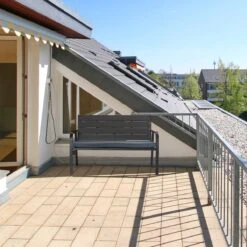 Relaxdays Tuinbank Met Kussen - 2 Zits Buitenbank Metaal - Balkonbank Kunststof - Voortuin -Tuin- En Buitengereedschapswinkels 1200x1200 175