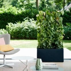 Elho Vivo Matt Finish Lang Wielen 90 - Grote Staande Plantenbak Voor Binnen & Buiten - Gemaakt Van Gereycled Plastic - L 39 X W 88 X H 41 Cm - Zwart -Tuin- En Buitengereedschapswinkels 1200x1200 1940