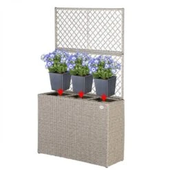Casaria Polyrattan Bloembak – 3 Bakken Klimophek - Crème -Tuin- En Buitengereedschapswinkels 1200x1200 1954