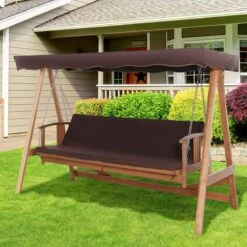 Outsunny Hollywoodschommel Hout Tuinschommel Schommelbank Ligfunctie 3 Personen 84A-185 -Tuin- En Buitengereedschapswinkels 1200x1200 213
