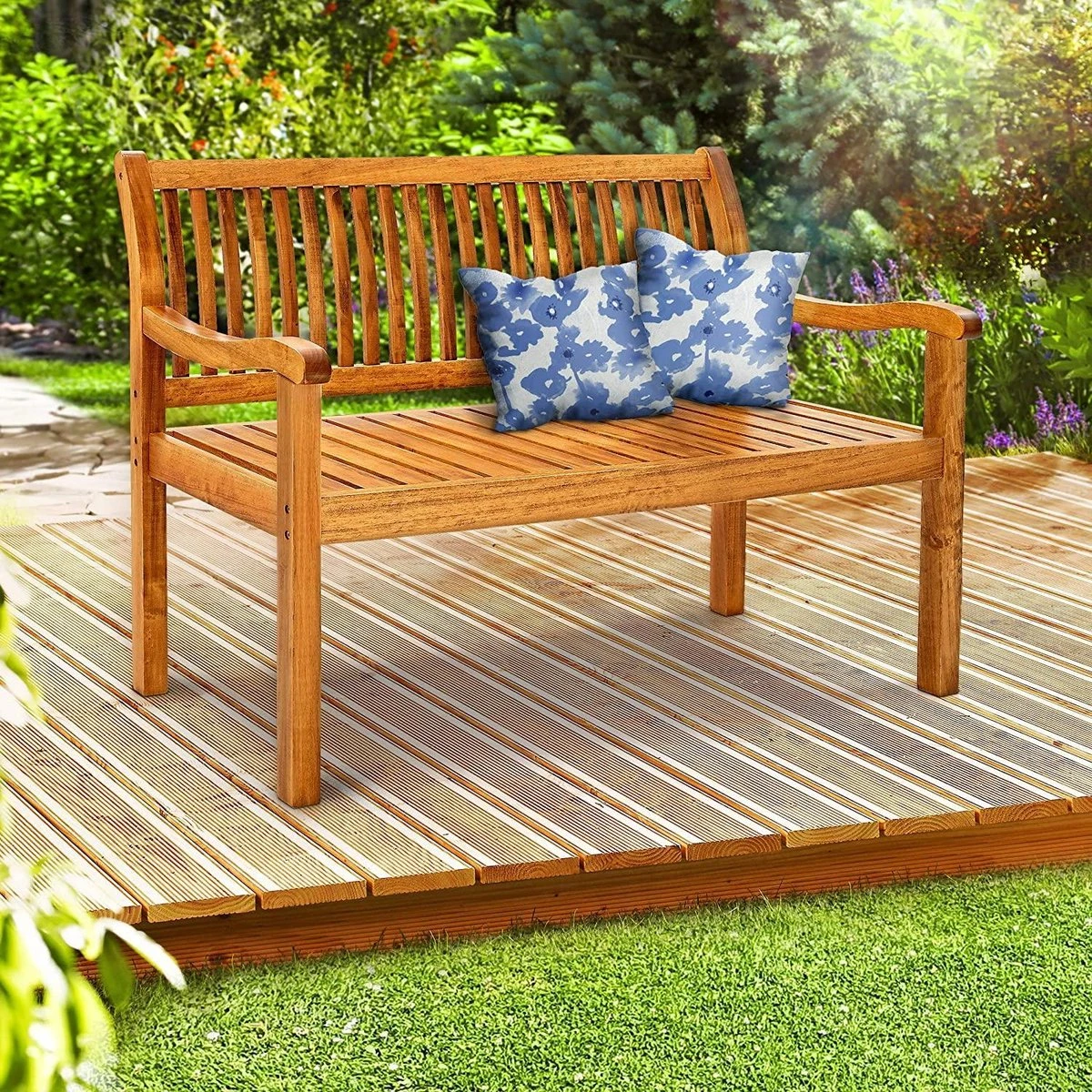 Sens Design Tuinbank - Hout - Weerbestendig 6 Sens Design Tuinbank - Hout - Weerbestendig - Afbeelding 6