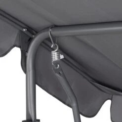 Merkloos Casaria Hollywood Schommel - Antraciet - Incl. Zonnekap -Tuin- En Buitengereedschapswinkels 1200x1200 239