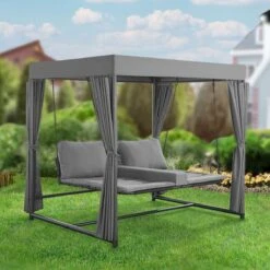 Schommelbank / Ligbank Kassandra - Donkergrijs -Tuin- En Buitengereedschapswinkels 1200x1200 243