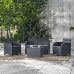 Keter Tuinbank 2-zits Rosalie Grafietkleurig -Tuin- En Buitengereedschapswinkels 1200x1200 252