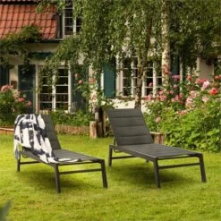 Blumfeldt Renazzo Lounge Ligstoel - Ligbed Voor De Tuin - Aluminium Tuinstoel - 6 Standen - Waterafstotend - Bekleding Van 70 % Pvc En 30 % Polyetheen - Zwart 13 Blumfeldt Renazzo Lounge Ligstoel - Ligbed Voor De Tuin - Aluminium Tuinstoel - 6 Standen - Waterafstotend - Bekleding Van 70 % Pvc En 30 % Polyetheen - Zwart -Tuin- En Buitengereedschapswinkels 1200x1200 268