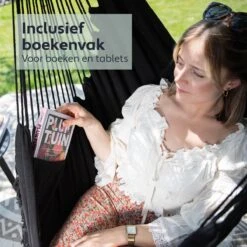 Vita5 XXL Hangstoel - Binnen&Buiten Hangnest - Incl. 2 Kussens En Boekenvak - Volwassenen&Kinderen - Hangmatstoel Tot 225kg - Zwart 13 Vita5 XXL Hangstoel - Binnen&Buiten Hangnest - Incl. 2 Kussens En Boekenvak - Volwassenen&Kinderen - Hangmatstoel Tot 225kg - Zwart -Tuin- En Buitengereedschapswinkels 1200x1200 275
