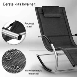 Sens Design Zonnebed - Ligbed - Weerbestendig - Zwart -Tuin- En Buitengereedschapswinkels 1200x1200 350