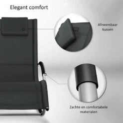 Sens Design Zonnebed - Ligbed - Weerbestendig - Antraciet -Tuin- En Buitengereedschapswinkels 1200x1200 357