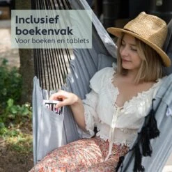Vita5 XXL Hangstoel | Binnen&Buiten Hangnest | Incl. 2 Kussens En Boekenvak | Volwassenen&Kinderen | Hangmatstoel Tot 225kg | Grijs -Tuin- En Buitengereedschapswinkels 1200x1200 369