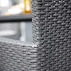 Allibert Iowa Tuinstoel - 60x62x89cm – Grafiet -Tuin- En Buitengereedschapswinkels 1200x1200 400