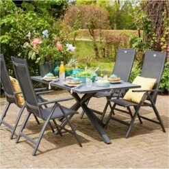 Hartman Aruba Aluminium Tuinstoel - Antraciet Verstelbaar -Tuin- En Buitengereedschapswinkels 1200x1200 407