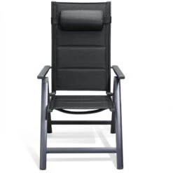 Casaria Tuinstoel Aluminium - 2 Stuks Inklapbaar - Antraciet -Tuin- En Buitengereedschapswinkels 1200x1200 415