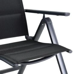 Casaria Tuinstoel Aluminium - 2 Stuks Inklapbaar - Antraciet -Tuin- En Buitengereedschapswinkels 1200x1200 418