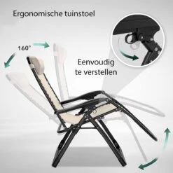 Sens Design Tuinstoel - Ligstoel Tuin - Beige 8 Sens Design Tuinstoel - Ligstoel Tuin - Beige -Tuin- En Buitengereedschapswinkels 1200x1200 427