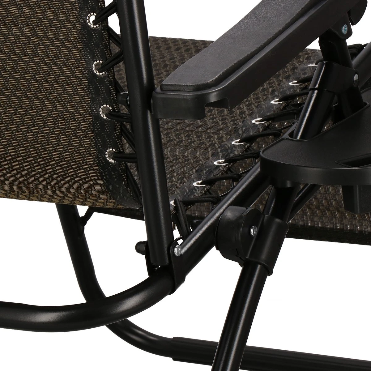 Springos Tuinstoel | Ligstoel | Opvouwbaar | Verstelbaar | Ergonomische Hoofdsteun | Bruin / Zwart 11 Springos Tuinstoel | Ligstoel | Opvouwbaar | Verstelbaar | Ergonomische Hoofdsteun | Bruin / Zwart - Afbeelding 11