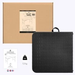 LifeGoods Klaptafel - Inklapbaar - 120 Cm - 4 Personen - Zwart 19 LifeGoods Klaptafel - Inklapbaar - 120 Cm - 4 Personen - Zwart -Tuin- En Buitengereedschapswinkels 1200x1200 540