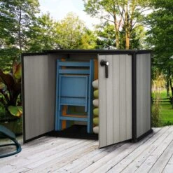 Keter Patio Store Opbergkast - 139,5x77x120cm - Grijs -Tuin- En Buitengereedschapswinkels 1200x1200 603