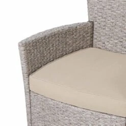 Casaria Polyrattan Tuinset - 4 Stoelen & Tafel 90x90 Cm - Beige Grijs -Tuin- En Buitengereedschapswinkels 1200x1200 62