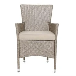 Casaria Polyrattan Tuinset - 4 Stoelen & Tafel 90x90 Cm - Beige Grijs -Tuin- En Buitengereedschapswinkels 1200x1200 63