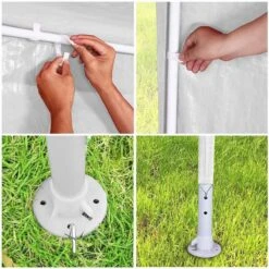 MaxxGarden Partytent - Paviljoen - 3x6m - Incl. Zijwanden - Waterdicht - Wit -Tuin- En Buitengereedschapswinkels 1200x1200 636