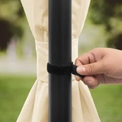 Tuinpaviljoen 3x3 M Waterdicht Paviljoen Met 4 Zijwanden Tuintent Ca. 180 G/m² Dakzeil In Crème Partytent -Tuin- En Buitengereedschapswinkels 1200x1200 645