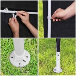 MaxxGarden Partytent - Feesttent Paviljoen - 3x3m - Antraciet -Tuin- En Buitengereedschapswinkels 1200x1200 654