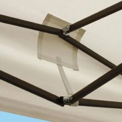 LifeGoods Partytent - 3x3 M - Easy Up - Opvouwbaar - Waterdicht - Draagtas Met Wieltjes - Beige -Tuin- En Buitengereedschapswinkels 1200x1200 688