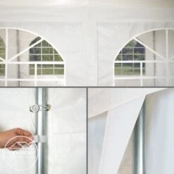 Hoogwaardige Partytent 3x6 M Van 240 G/m² PE Zeil Tuintent Feesttent Waterdicht In Wit 17 Hoogwaardige Partytent 3x6 M Van 240 G/m² PE Zeil Tuintent Feesttent Waterdicht In Wit -Tuin- En Buitengereedschapswinkels 1200x1200 697