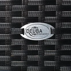 Deuba Polyrattan Tuinset Verona - 6 Stoelen + 1 Tafel Zwart -Tuin- En Buitengereedschapswinkels 1200x1200 710