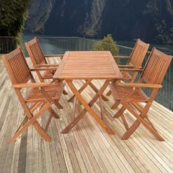 Merkloos Luxe Tuinset 'Sydney' - 5-delig - Acaciahout - FSC Gecertificeerd -Tuin- En Buitengereedschapswinkels 1200x1200 722